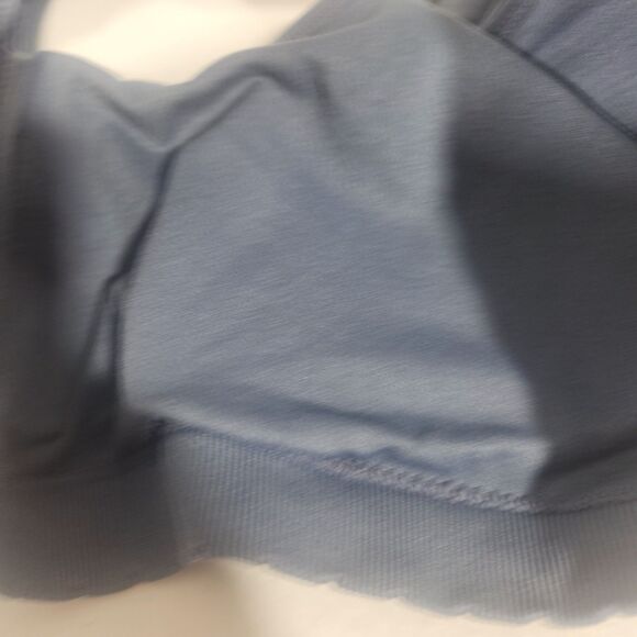 Lucky Brand Bra Women’s 2X Blue Ribbed  Bralette Sport Cozy - Picture 6 of 6